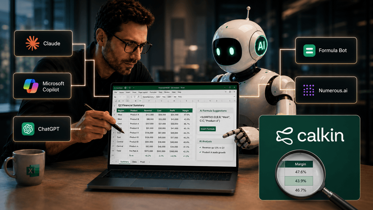The 5 best AI tools for Excel right now